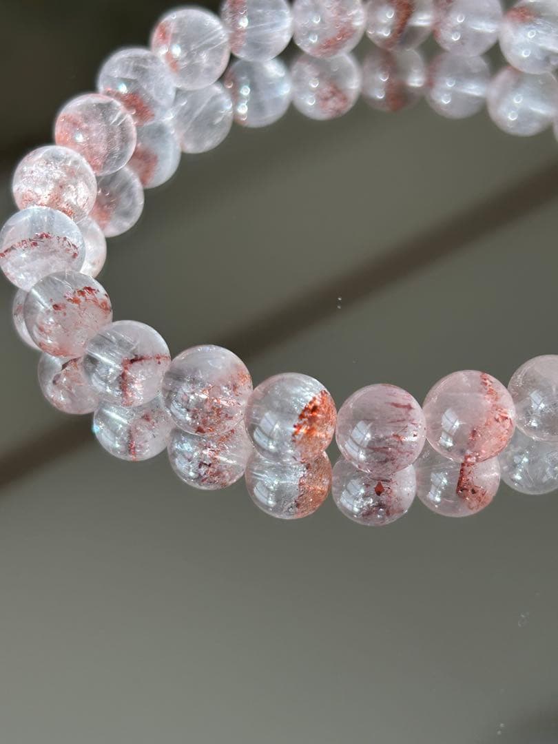 【希少・ファントム入り】レピドクロサイト 8mm ブレスレット 天然石