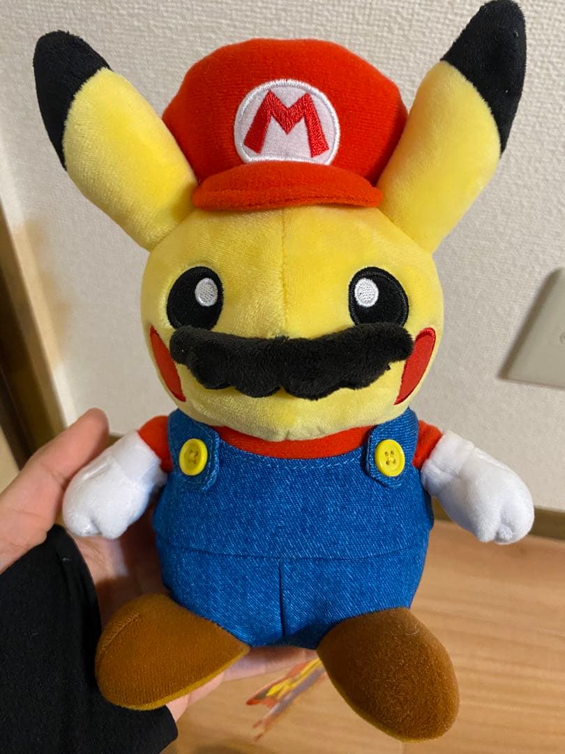 スーパーマリオ マリオピカチュウ ルイージピカチュウ ぬいぐるみ
