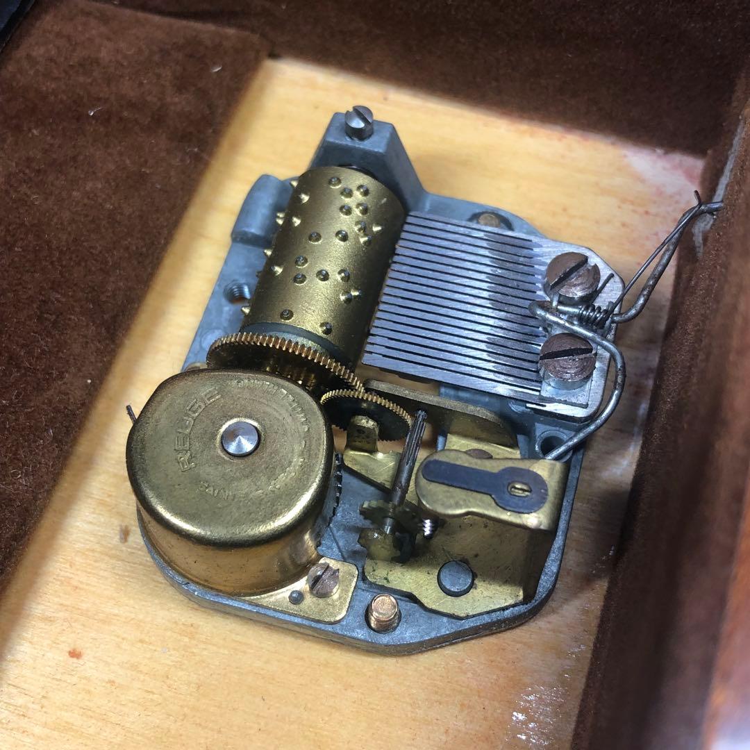 REUGE　リュージュ　象嵌　オルゴール　ジュエリーボックス