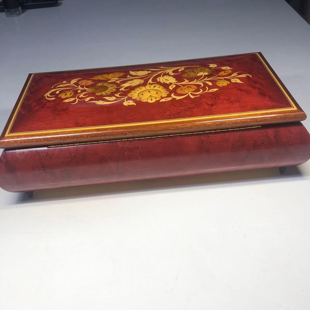 REUGE　リュージュ　象嵌　オルゴール　ジュエリーボックス