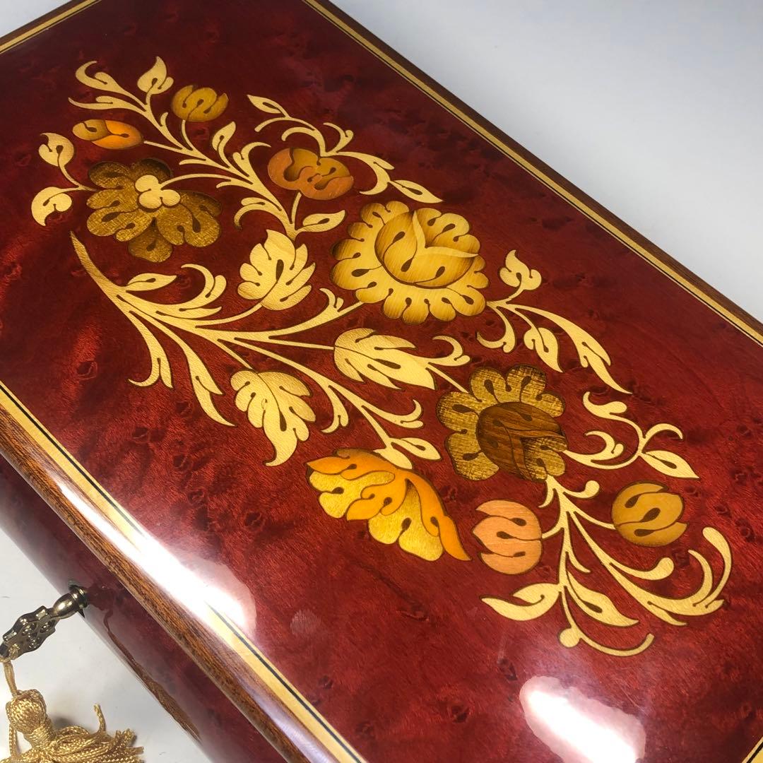 REUGE　リュージュ　象嵌　オルゴール　ジュエリーボックス