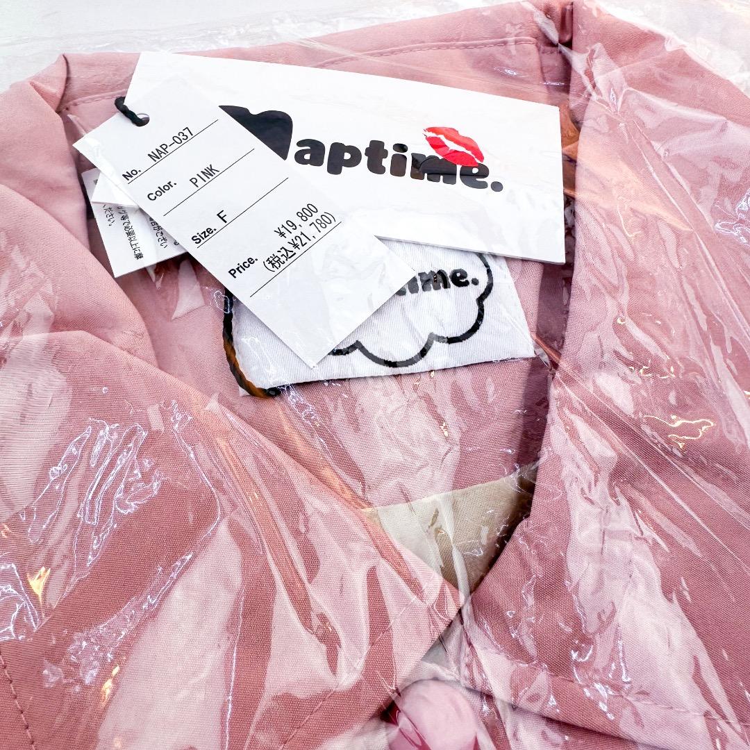 新品 未開封 Naptime コーチジャケット ピンク フリーサイズ - メルカリ