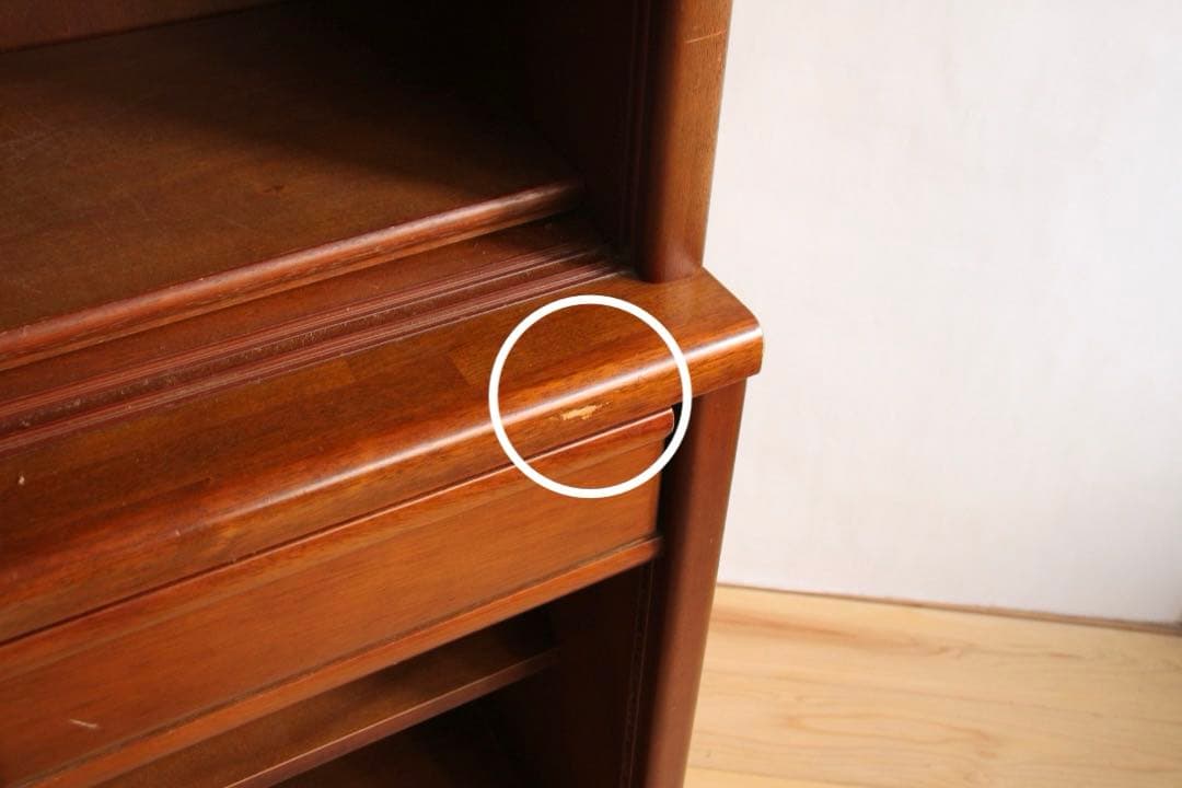 食器棚　ガラス棚　本棚　収納棚　木製　家具