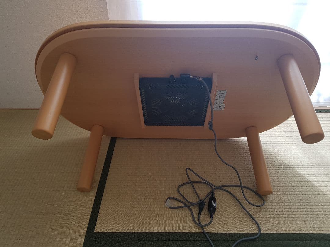 ⑥【たのメル便☆送料込み】MUJI 楕円こたつ オーバル型 - メルカリ