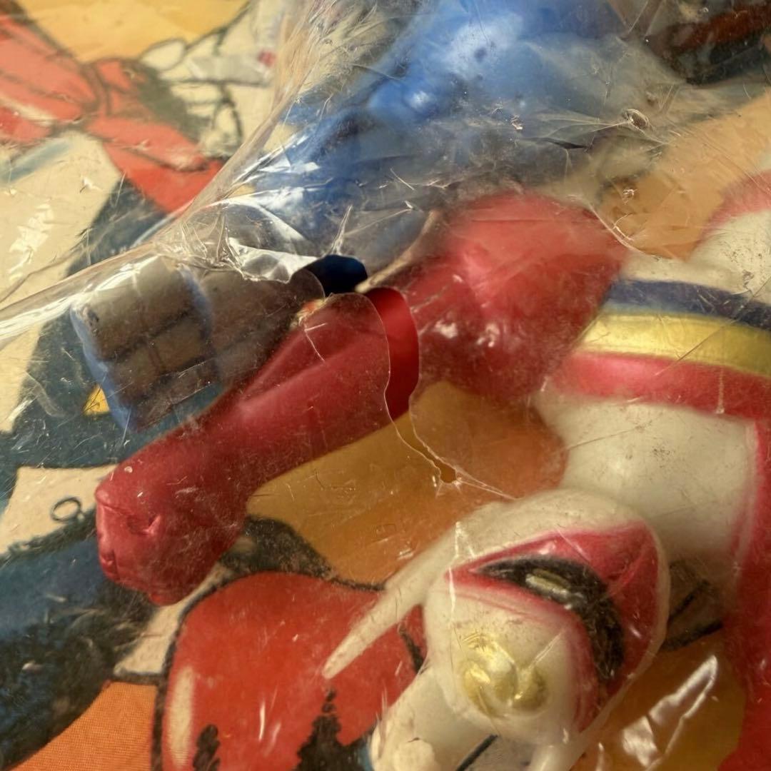 宇宙の騎士 テッカマン　ペガスロボット　中嶋製作所　ソフビ　フィギュア　当時物