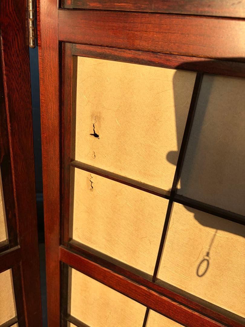 花梨　木製　パーテーション　家具　レトロ　アンティーク