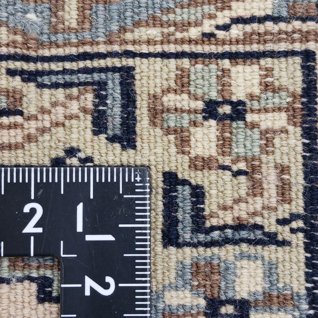 Y3359 パキスタン絨毯 ウール 手織り 大判179×125㎝ - メルカリ