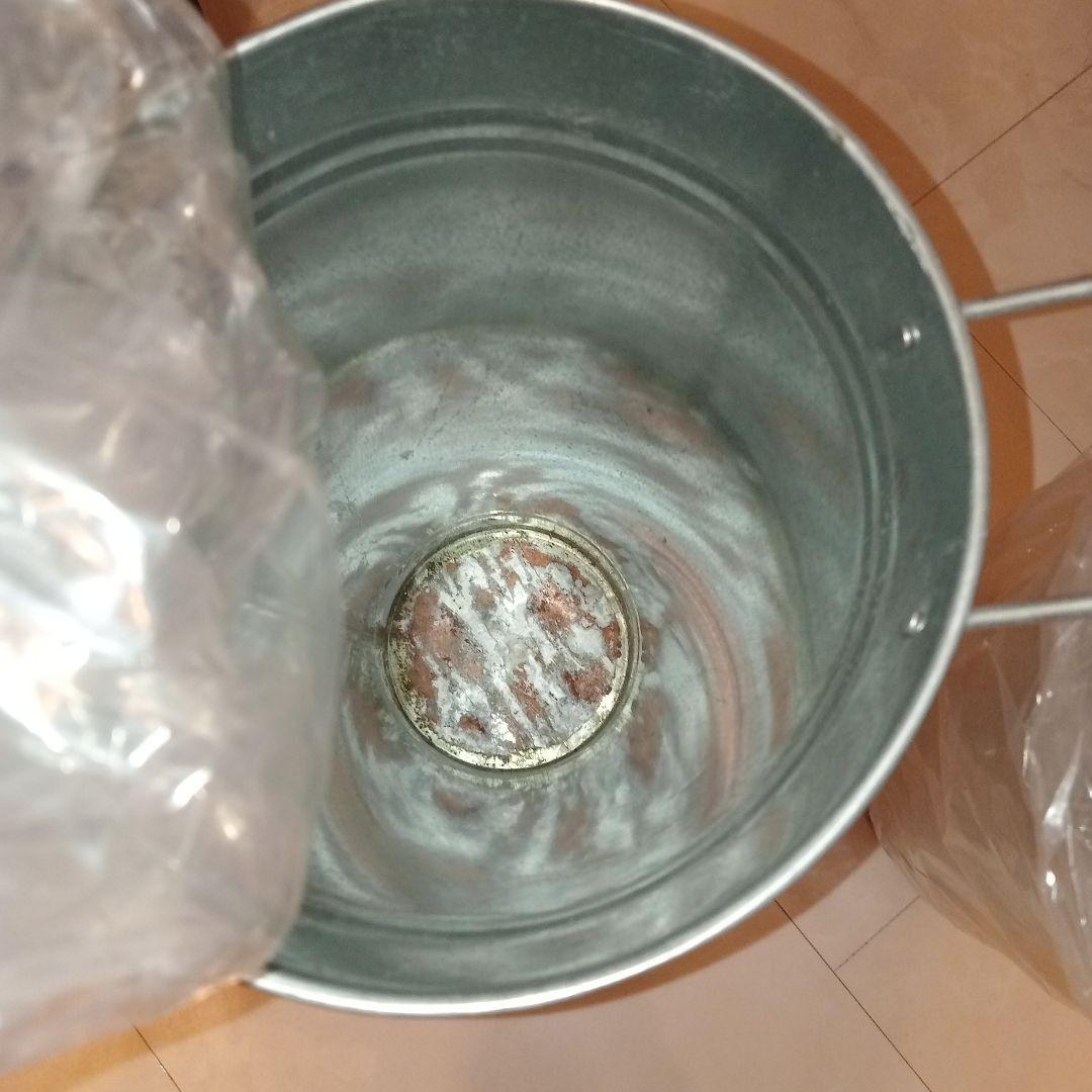 6個まとめ売り★傘や花木にも♪おしゃれなスチール製円丈長★筒型収納バケツ