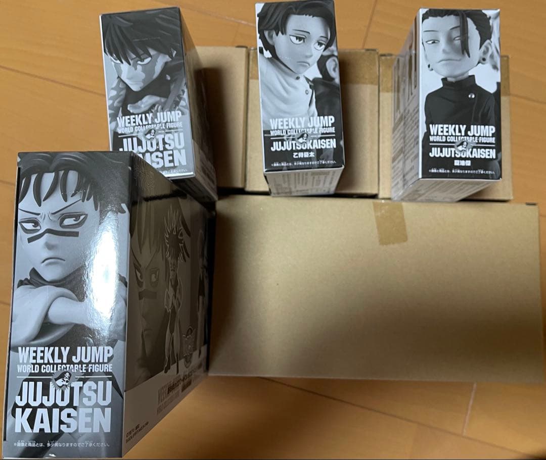 新品未開封　週刊少年ジャンプワールドコレクタブルフィギュア呪術廻戦　4セット8体