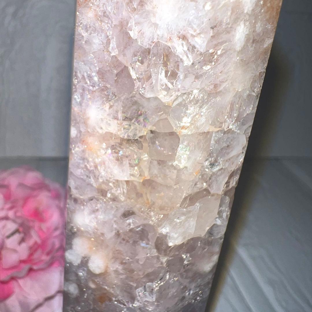 ⑮ピンクアメジスト♥️タワー♥️チェリーブロッサム♥️桜瑪瑙♥️花瑪瑙♥️フラワーアゲート