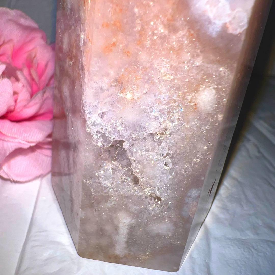 ⑮ピンクアメジスト♥️タワー♥️チェリーブロッサム♥️桜瑪瑙♥️花瑪瑙♥️フラワーアゲート