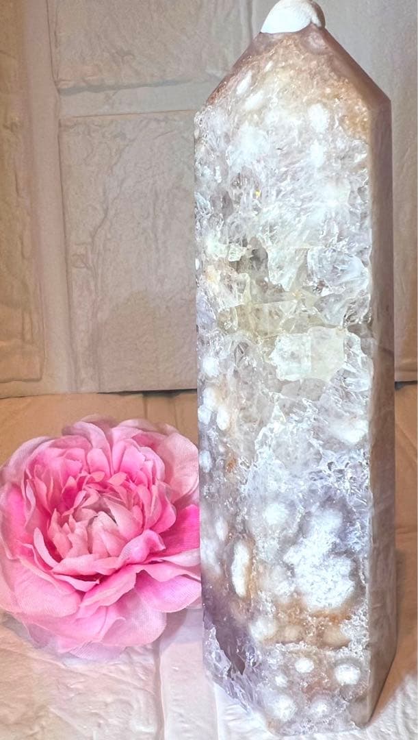 ⑮ピンクアメジスト♥️タワー♥️チェリーブロッサム♥️桜瑪瑙♥️花瑪瑙♥️フラワーアゲート