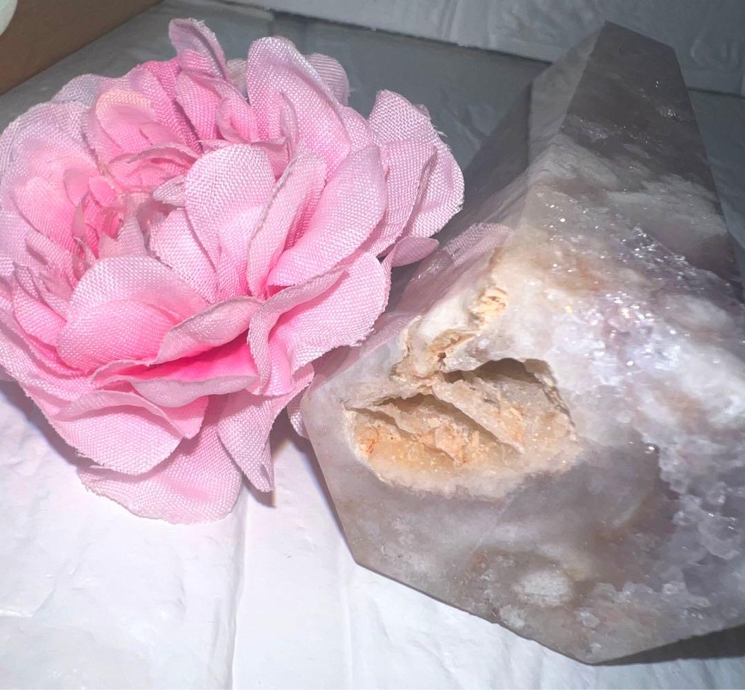 ⑮ピンクアメジスト♥️タワー♥️チェリーブロッサム♥️桜瑪瑙♥️花瑪瑙♥️フラワーアゲート