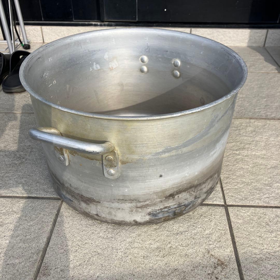 アルミ製 20L 両手鍋