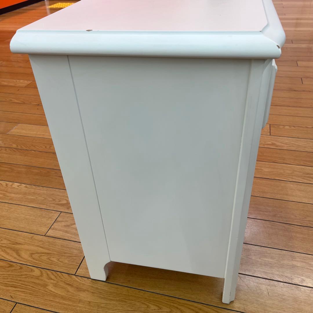 Francfranc エルガ ナイトテーブル ホワイト