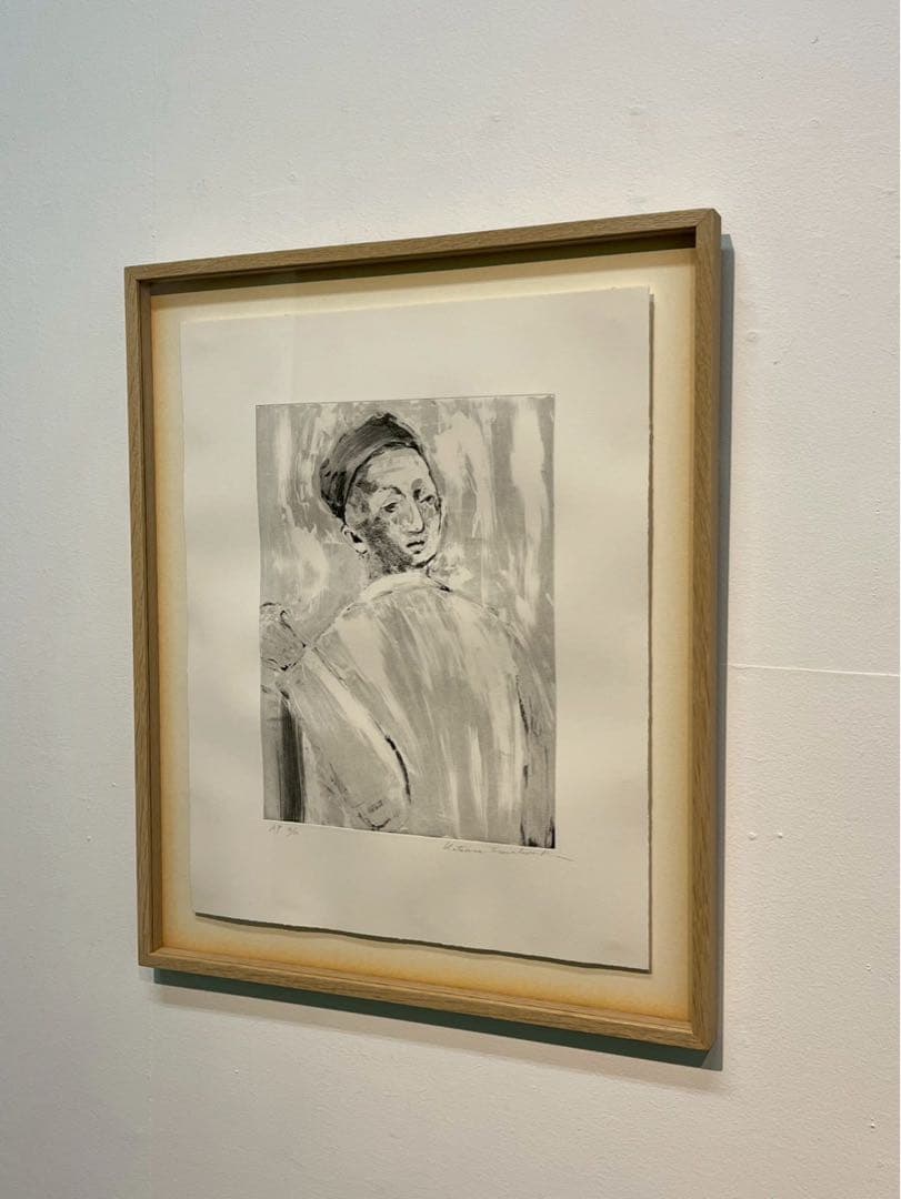 舟越桂《私は届かない》1990年 AP4/10 版画