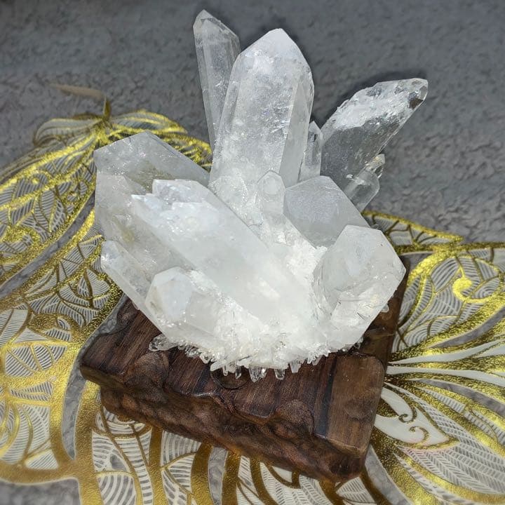 六角水晶　クラスター