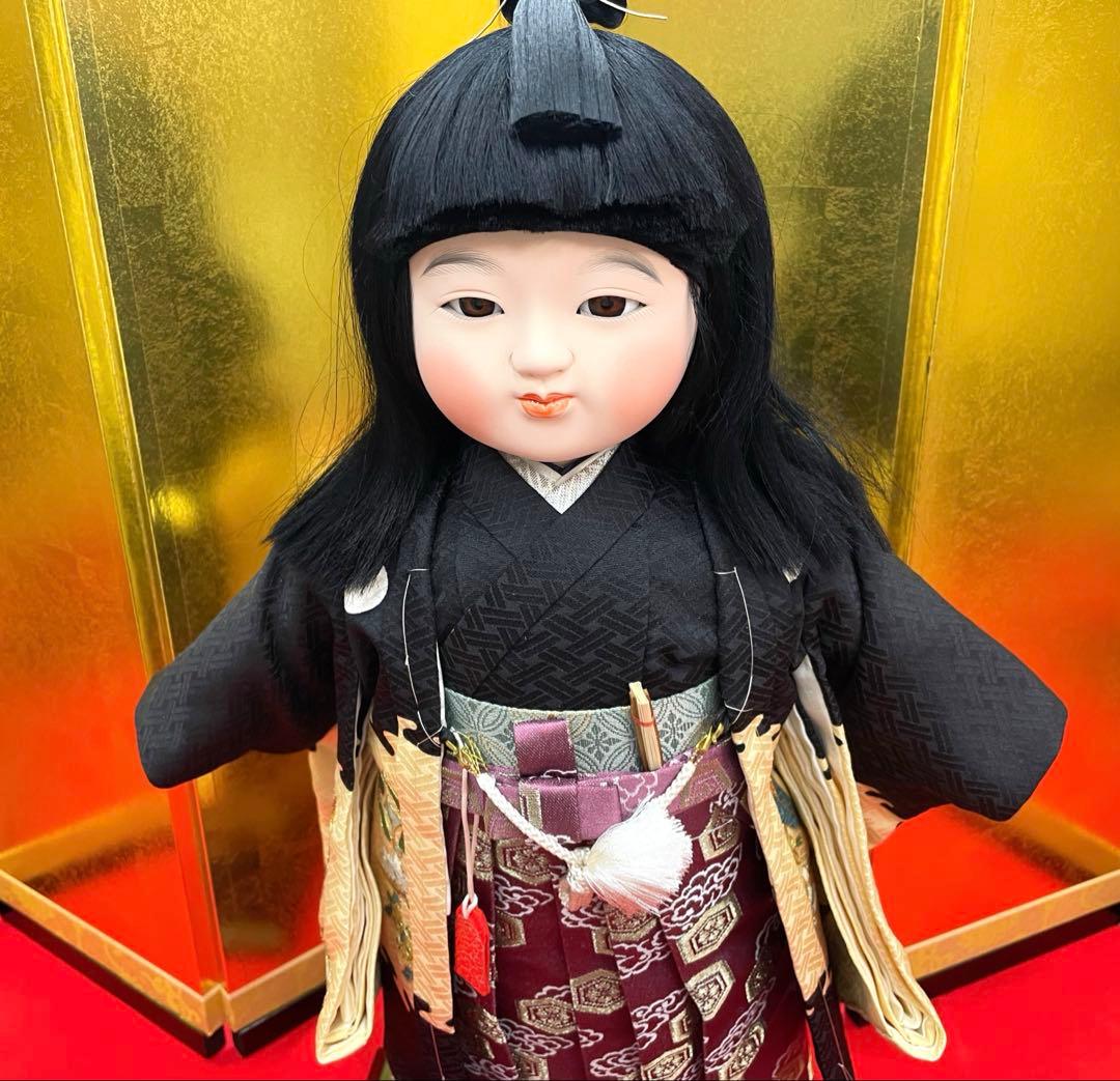 人形店在庫処分品］市松人形 ⭐️男の子 寿翁作 日本文化 - メルカリ