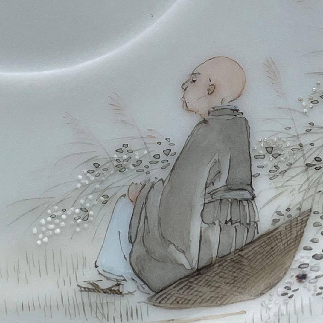 横浜焼 井村製 明治 輸出手 アンティーク カップ＆ソーサー 1客 富士 法師