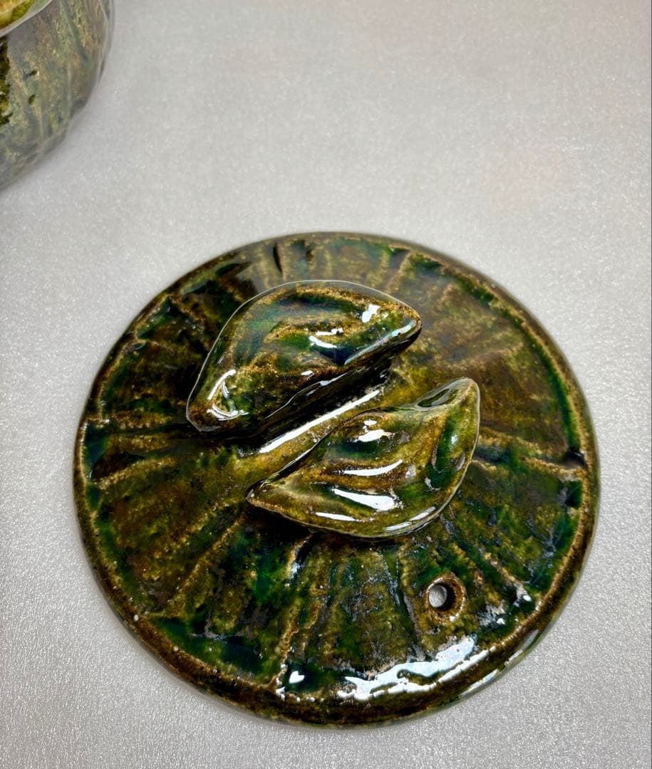 限定　新品　雲井窯 　織部まぐれ3合炊き　ご飯鍋土鍋 中川一辺陶　即日発送