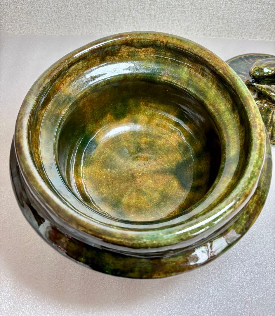 限定　新品　雲井窯 　織部まぐれ3合炊き　ご飯鍋土鍋 中川一辺陶　即日発送