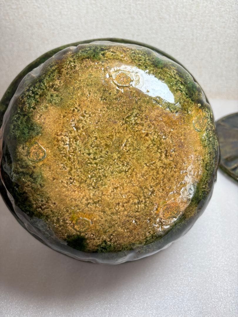 限定　新品　雲井窯 　織部まぐれ3合炊き　ご飯鍋土鍋 中川一辺陶　即日発送