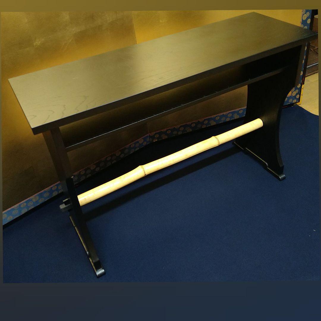 おかちゃん2台まとめAJ8④ 柿合黒漆塗 表流喫架 立礼棚 野点 組立式