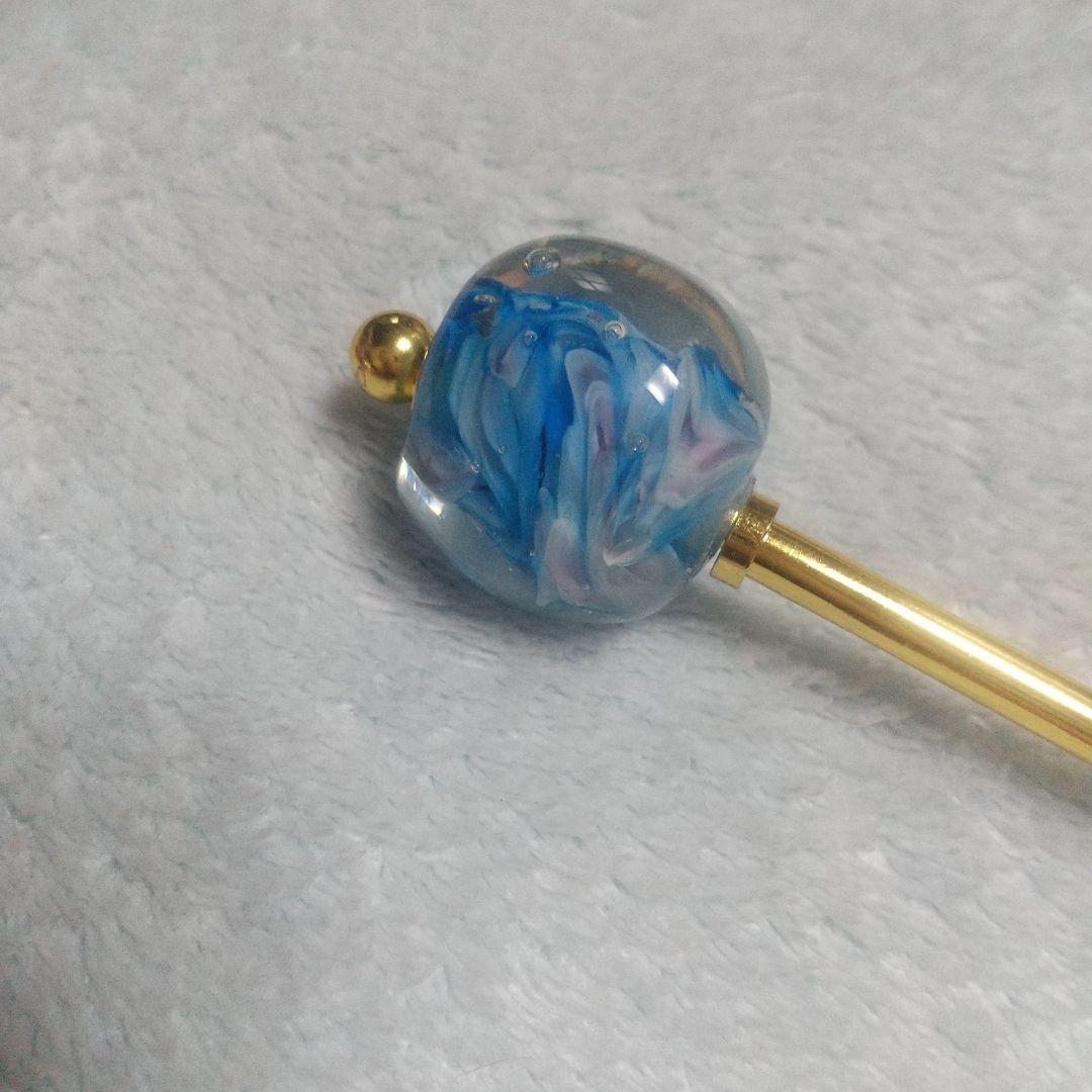 オリジナル・トンボ玉 かんざし25