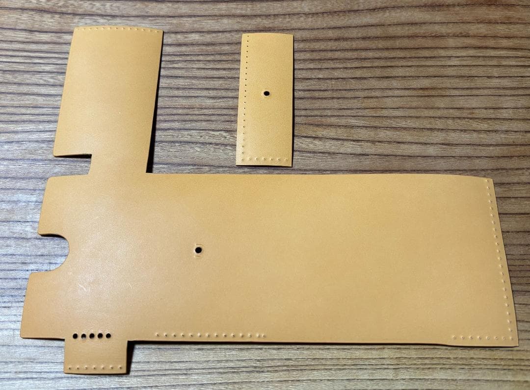 ハンドメイド財布　カードサイズにカード7枚、6枚、お札5枚収納可能