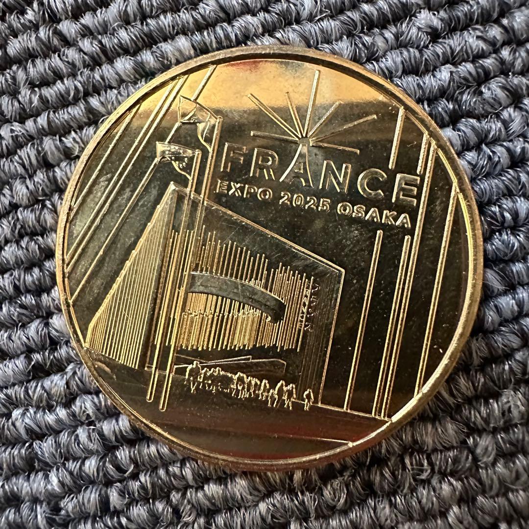 大阪万博 会場限定 フランス館 記念コイン メダル EXPO2025 - メルカリ