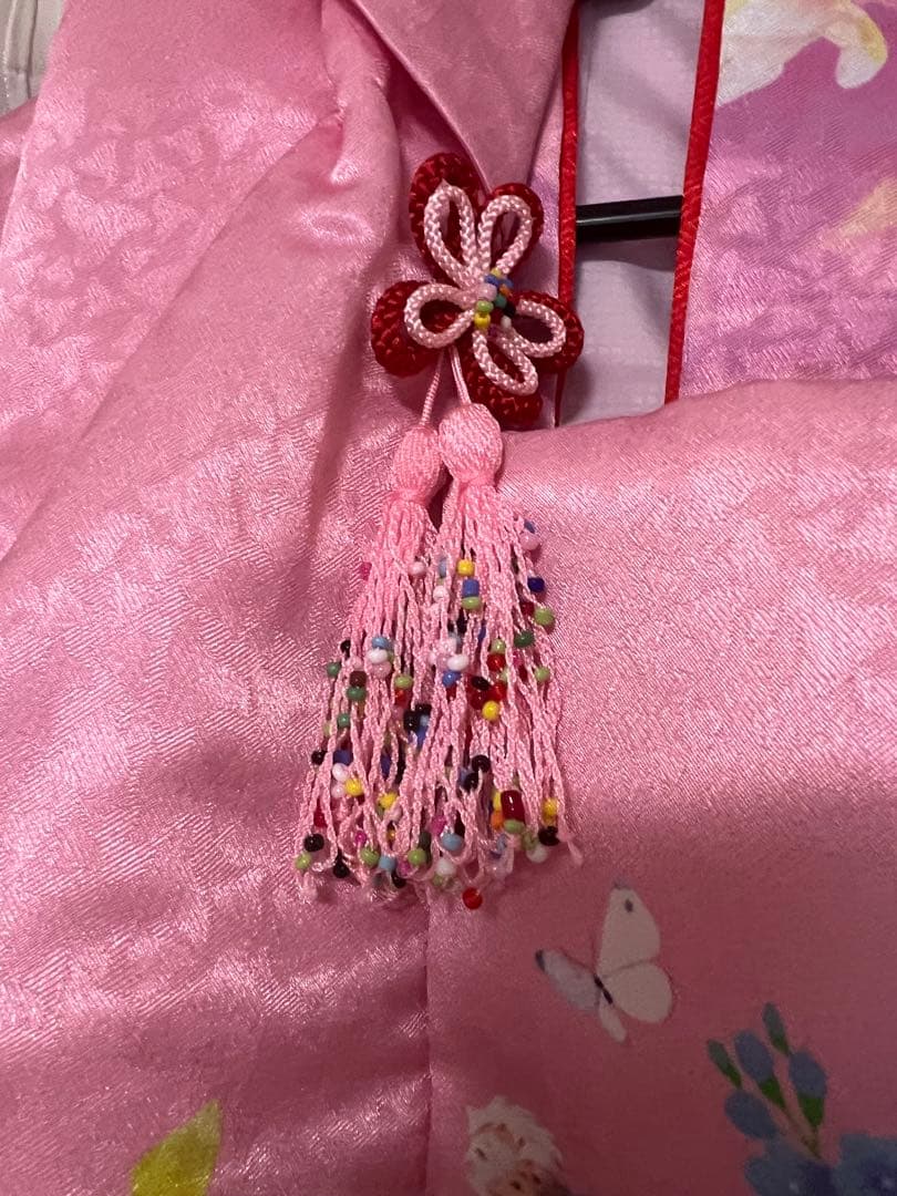 3歳　七五三　永田萠　お被布セット　ピンク　水色　足袋付き　三歳　貴重