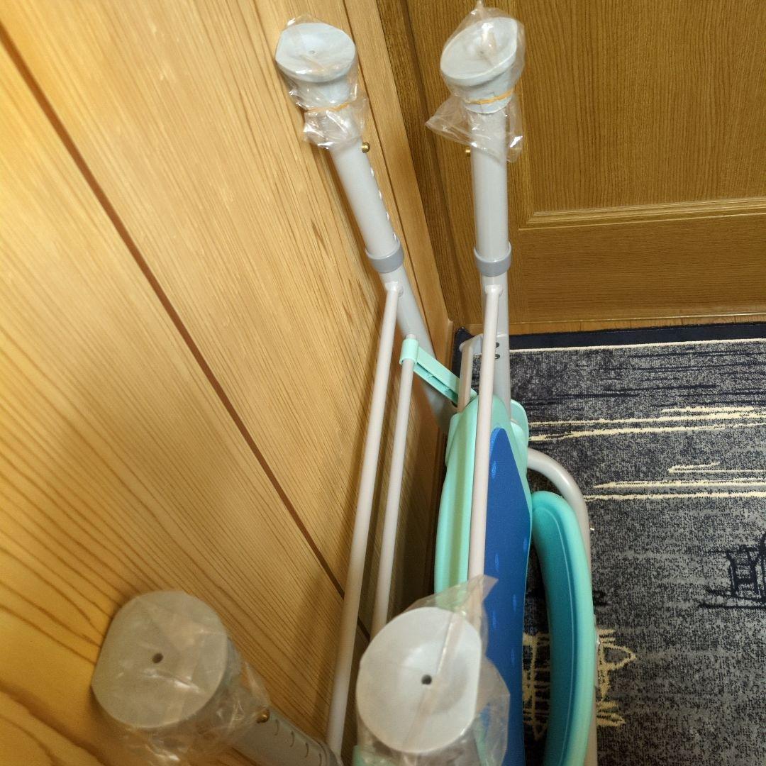 美品✨介護用シャワーチェア水色