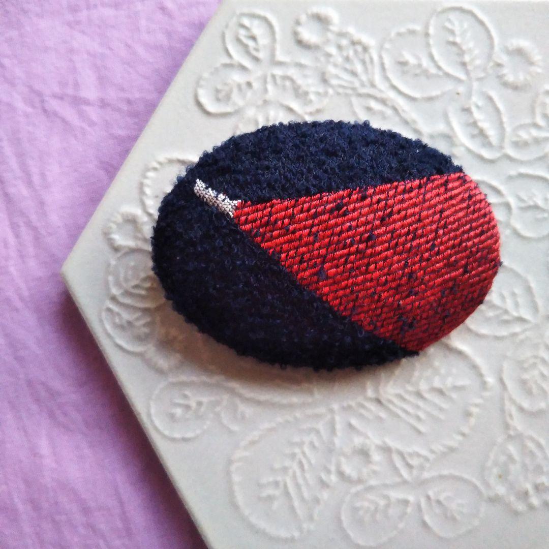 専用 ⑩120ミナペルホネン ハンドメイド ブローチアクセサリー