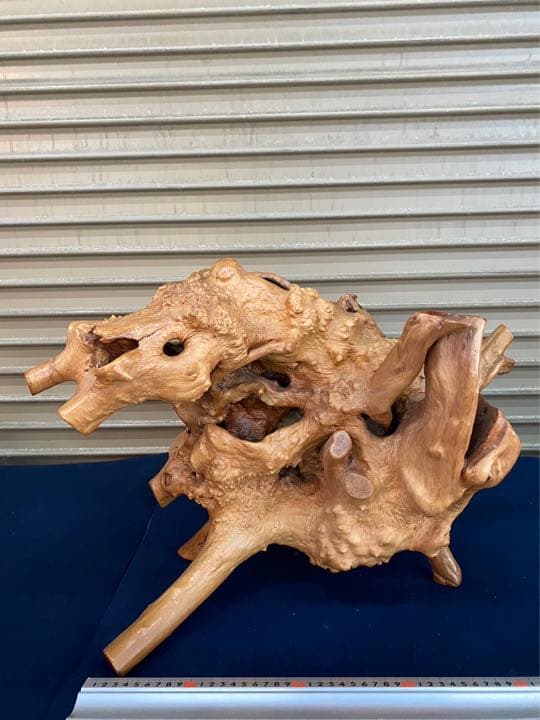 ② 木　置物　オブジェ　床の間　いけばな　天然木