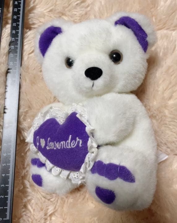 北海道 ラベンダーベア くま ぬいぐるみ - メルカリ