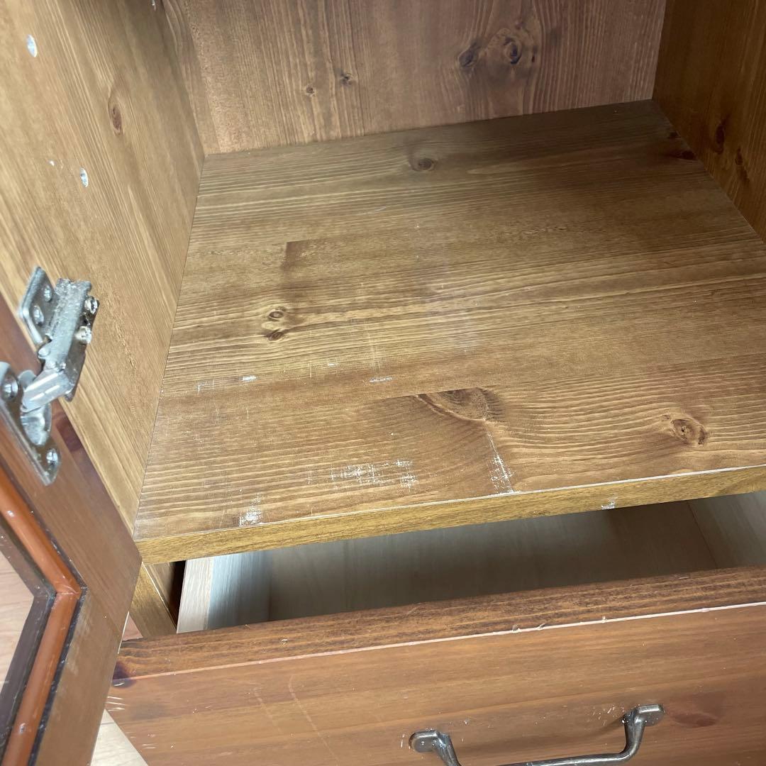 ウニコ unico オトゥール AUTEUR 食器棚　ガラスキャビネット　本棚