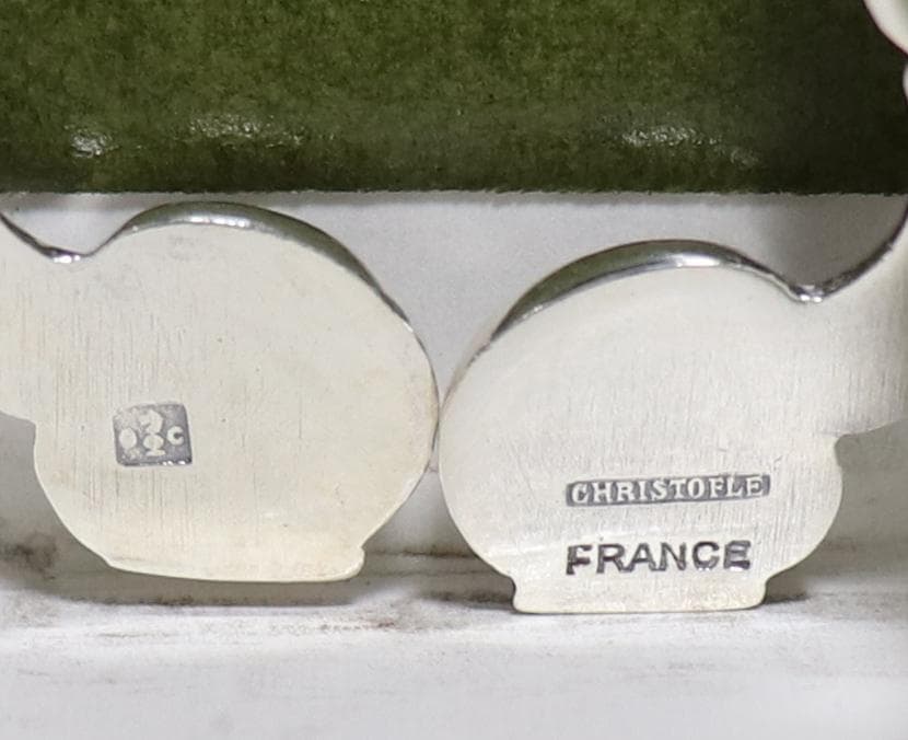 クリストフル ナイフレスト 希少モデル コキーユ 貝殻6個セット箱付き シルバー