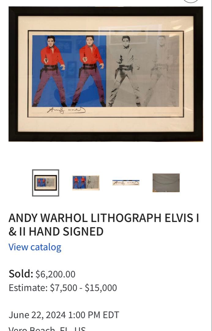 大幅値下げアンディ・ウォーホル 超レア・ヴィンテージポスター