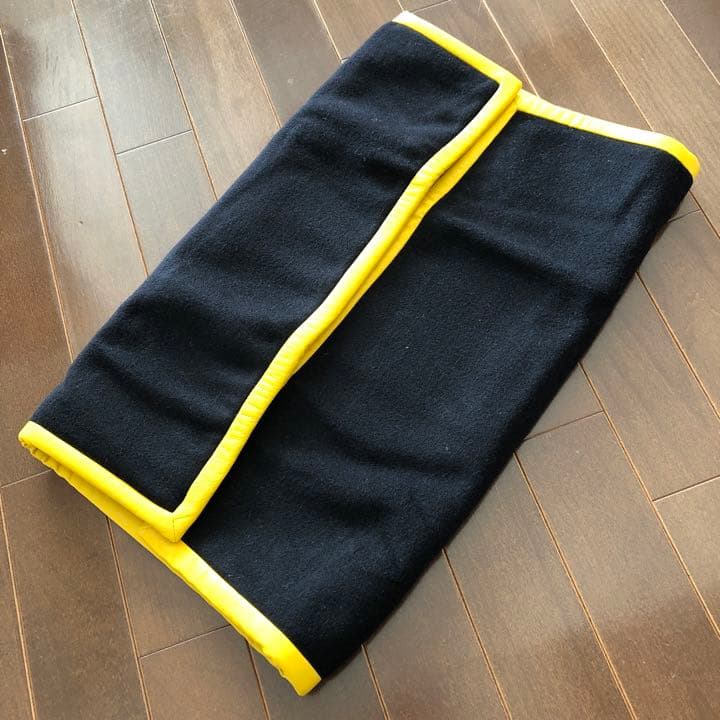 ビンテージ　米国製　ラルフローレン　ウール×羊革　ピローシャム　クッションカバー