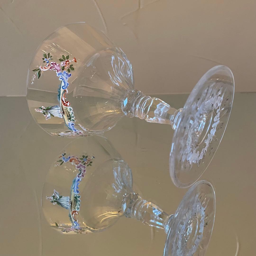 御売約 シャビーシック♡ ロブマイヤー シャンパン 人物装飾 クープ