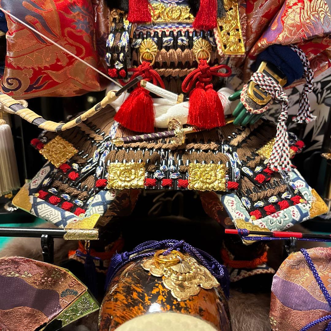 五月人形 武者人形 ケース付き