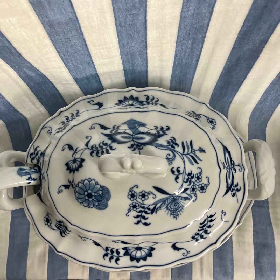 80s希少ブルーダニューブスープポット★新品同様★大型スープチューリン&レードル