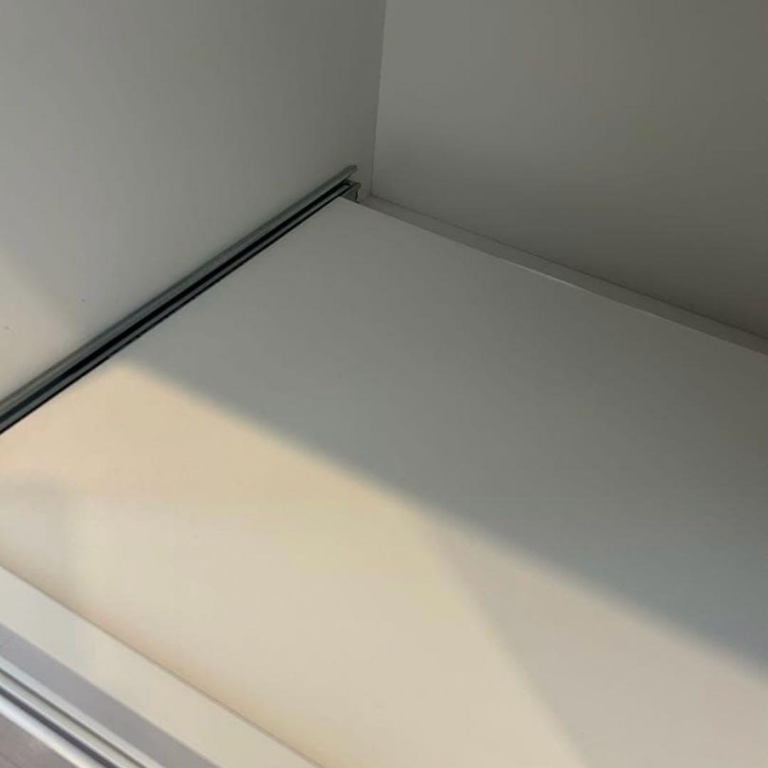 ホワイト キッチンカウンター 食器棚　キッチンボード