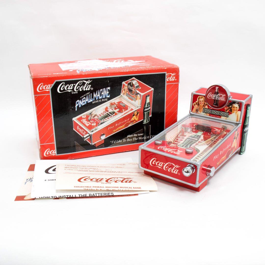 [匿名配送]コカコーラ ピンボール バンク 貯金箱 ミュージック