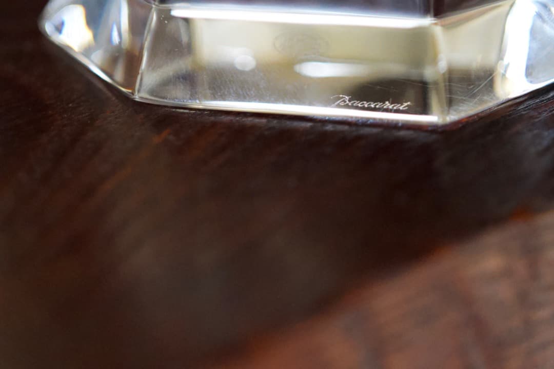 【美品】バカラ　クリスタル置時計