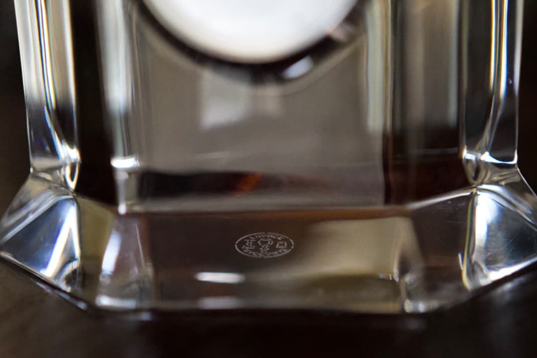 【美品】バカラ　クリスタル置時計