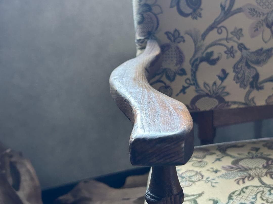 希少　イギリス　英国　アンティーク　ヴィンテージ　ハイバックチェア　SZ