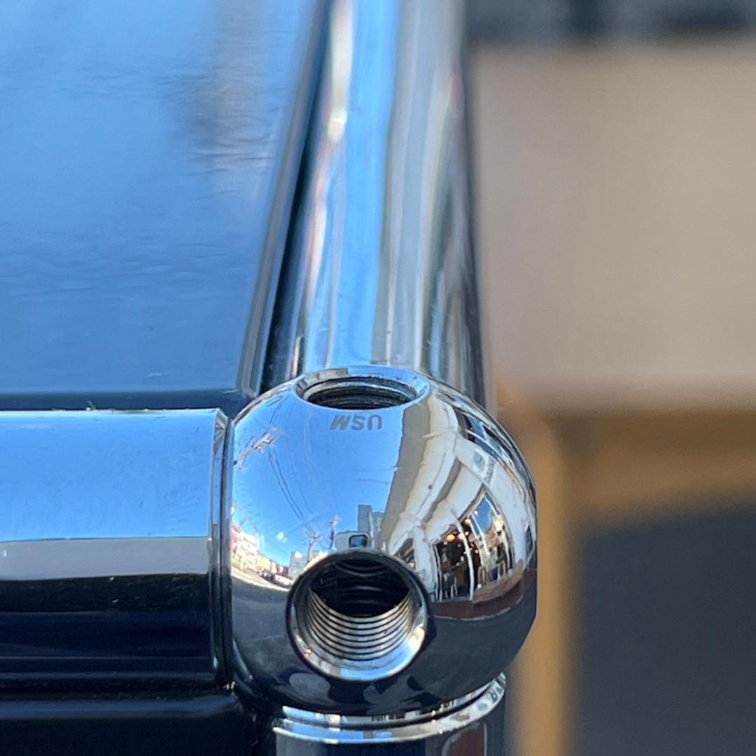 USMハラー モジュラーファニチャー 1列2段 キャビネット シェルフ 黒系