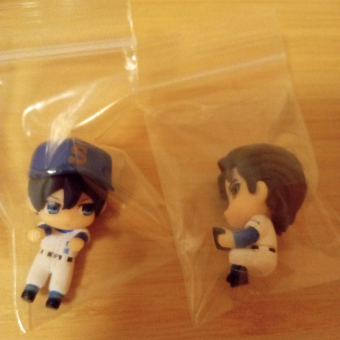 トレーディングフィギュア 「お茶友シリーズ ダイヤのA コップの上でも特訓だ!」