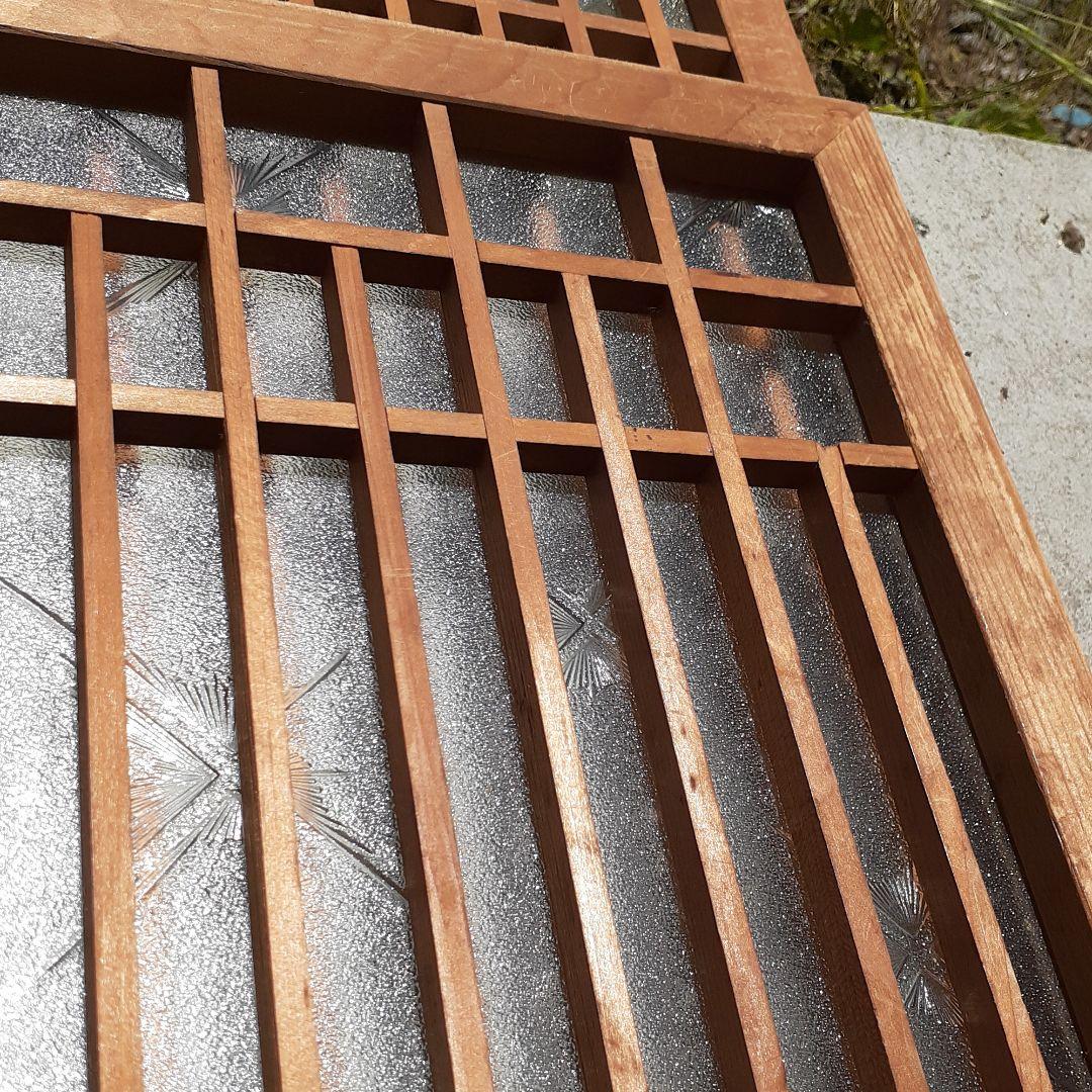 昭和レトロ 組子欄間 書院障子 建具 衝立 引戸 ガラス戸 リフォーム